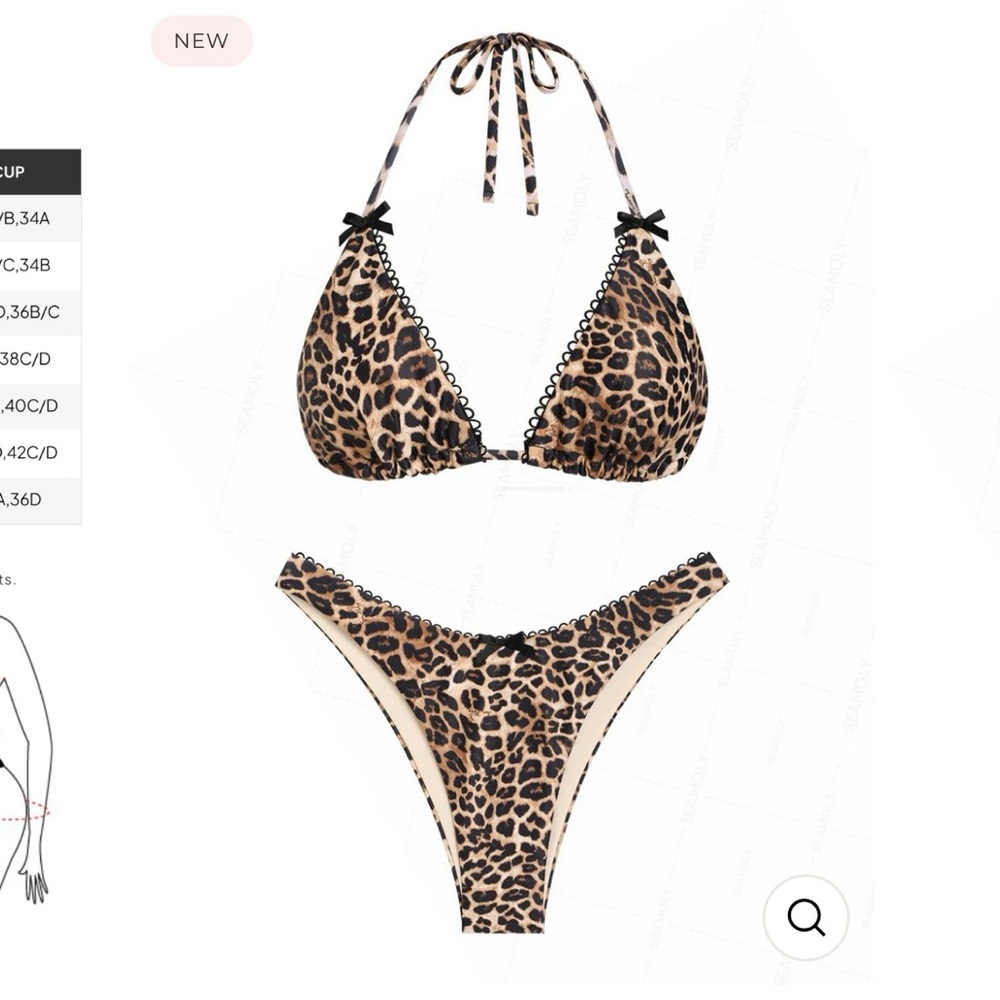 BRAND NEW Leopard Print Bikini Set